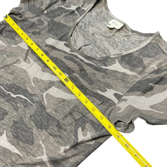 Style & Co. Camouflage Knee Length Shirt Dress Comfort Military Size L - Picture 7 of 8